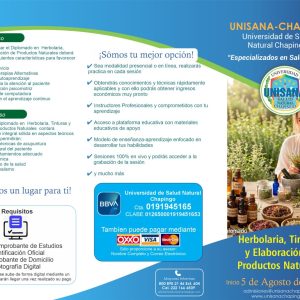 Diplomado en Herbolaria, Tinturas y Elaboración de Productos Naturales