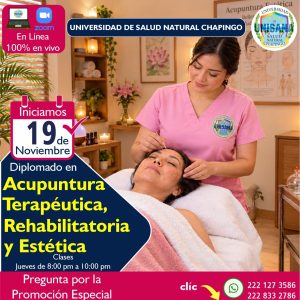 🧧🥳DIPLOMADO EN ACUPUNTURA TERAPÉUTICA REHABILITATORIA Y ESTÉTICA 🧧🥳